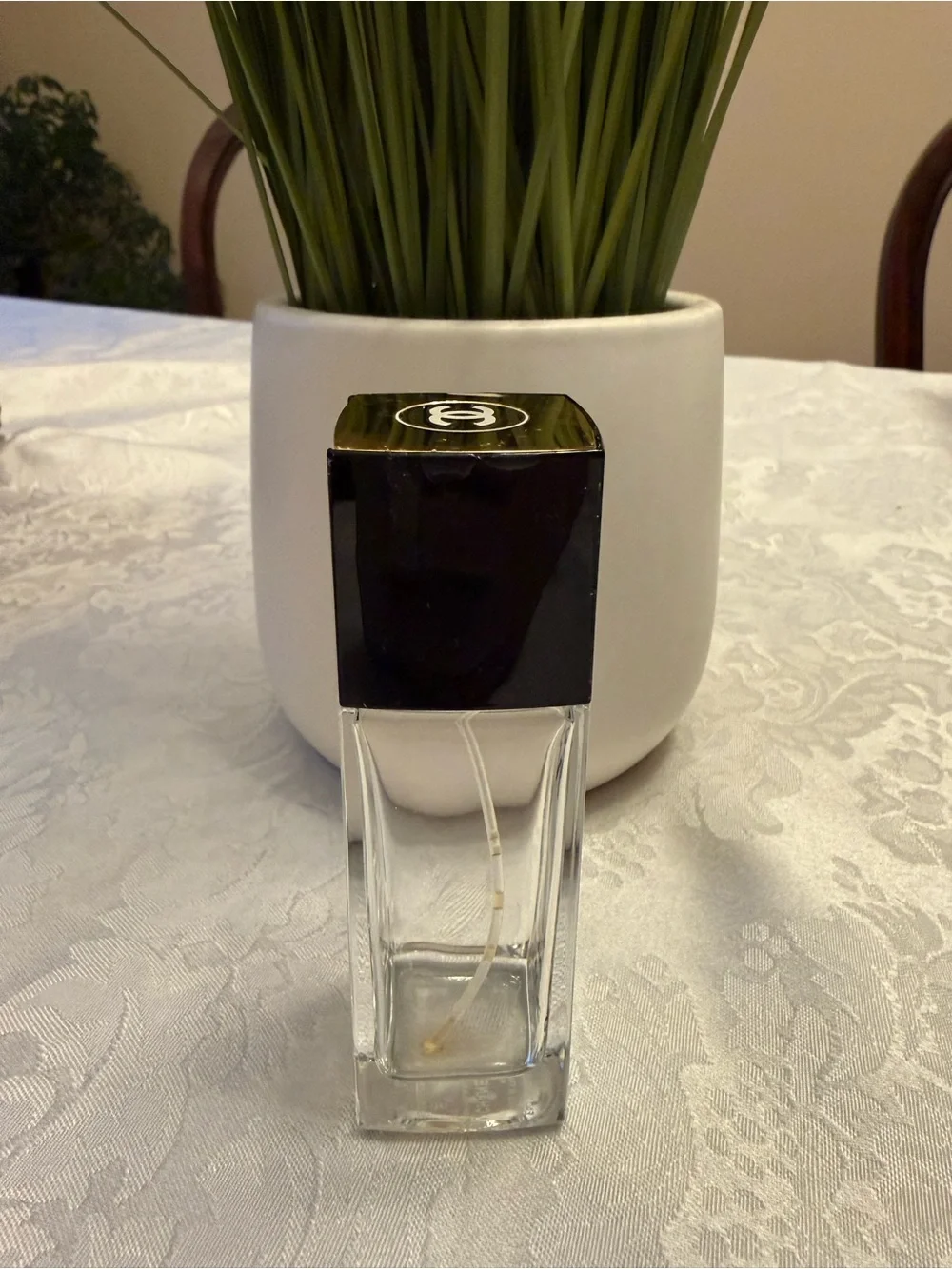 CHANEL N°5 Empty Perfume Bottle with Black Cap